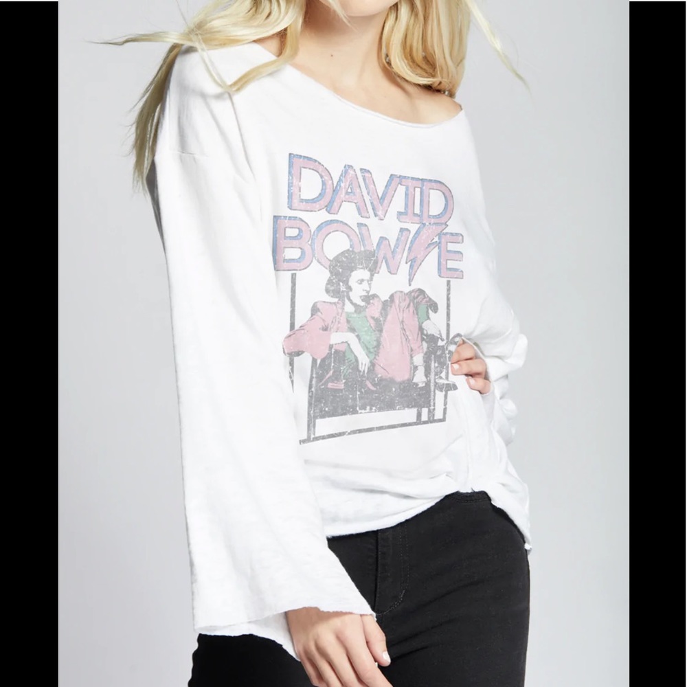 Brand New Recycled Karma David Bowie band bell sleeve